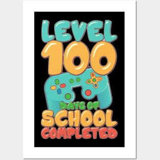 Level 100 Days of school completed Posters and Art